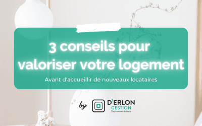 3 conseils pour valoriser votre logement pour vos locataires !